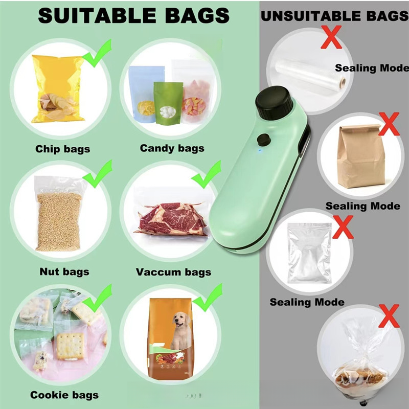 Mini Portable Sealing Machine for Snacks and Food